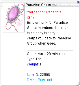 Eden Group Mark Item Window