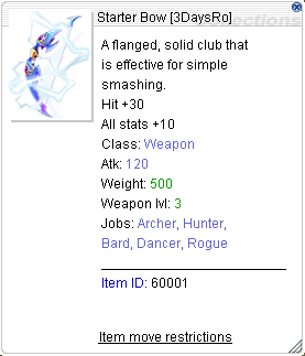 Starter Bow Preview