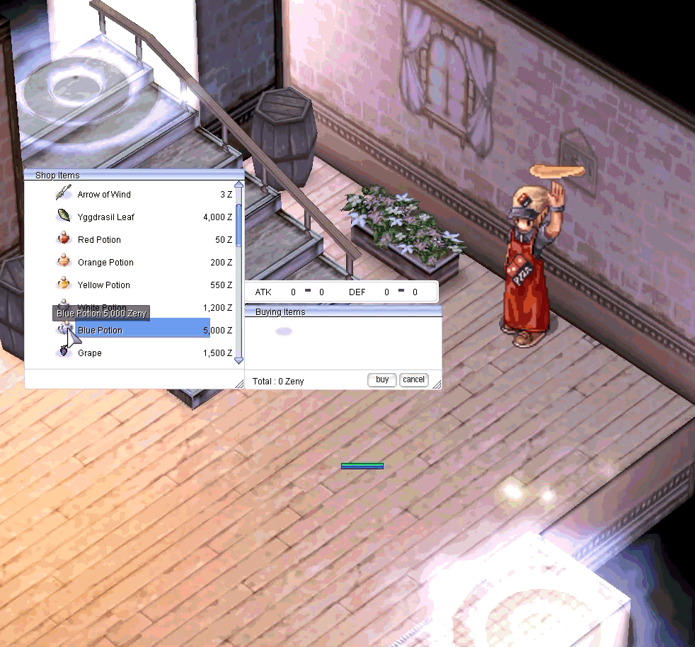 Bulk NPC shop purchase to storage demo